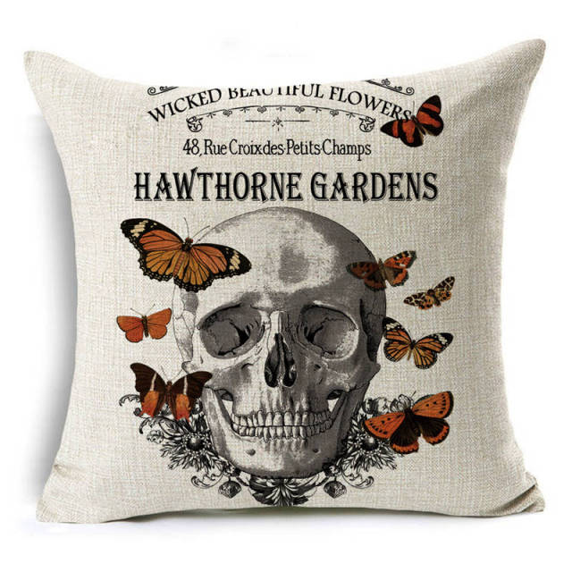 Halloween retro pattern Cushion Cover