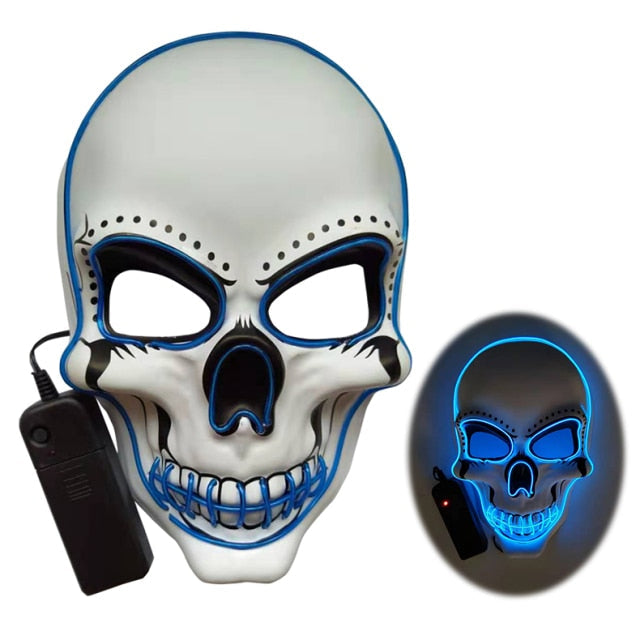 Halloween Skeleton LED Mask For Kids