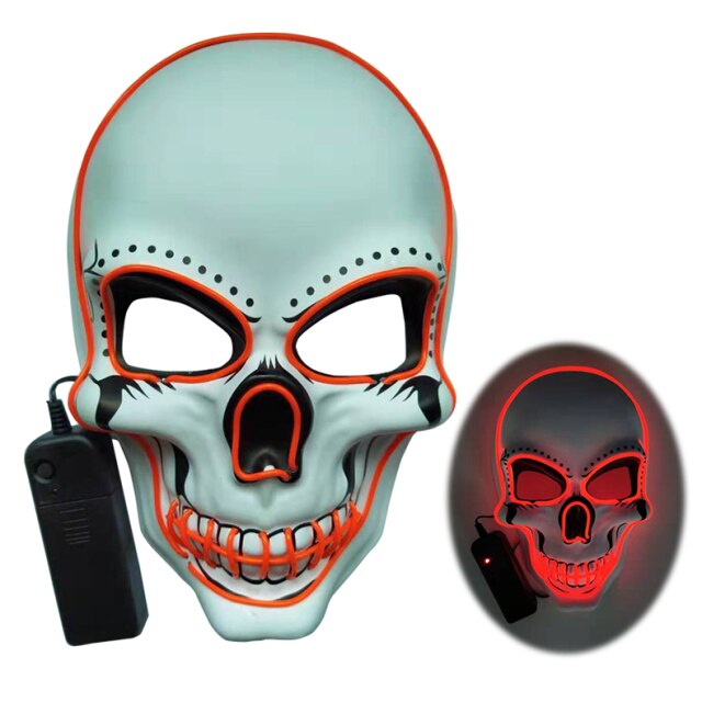 Halloween Skeleton LED Mask For Kids