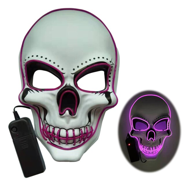 Halloween Skeleton LED Mask For Kids