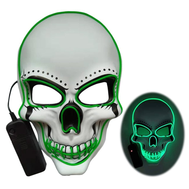 Halloween Skeleton LED Mask For Kids