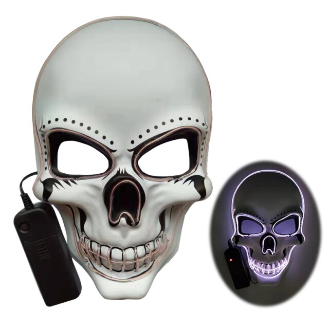 Halloween Skeleton LED Mask For Kids