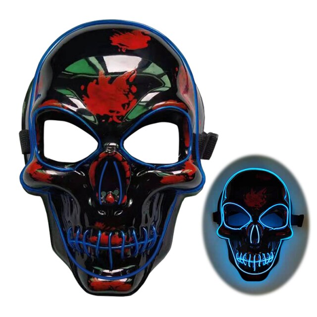 Halloween Skeleton LED Mask For Kids