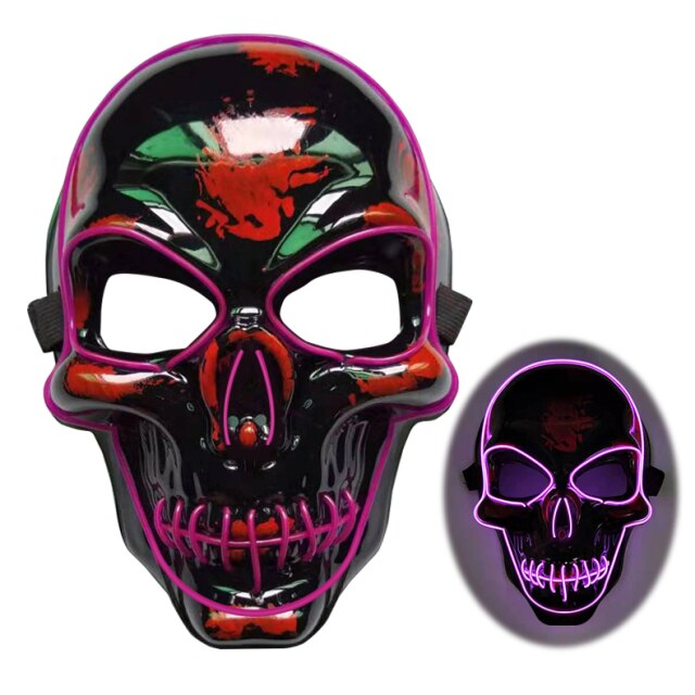 Halloween Skeleton LED Mask For Kids