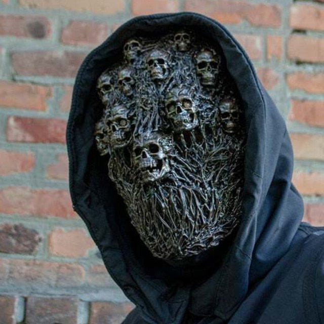 Steam Skull Halloween Mask Realistic Creepy Skull Head
