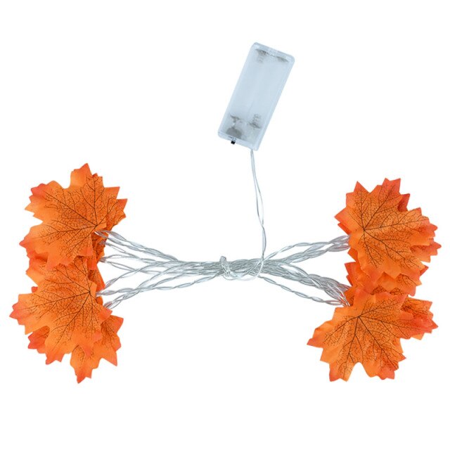 Autumn Maple Leaves Light Garland Decoration