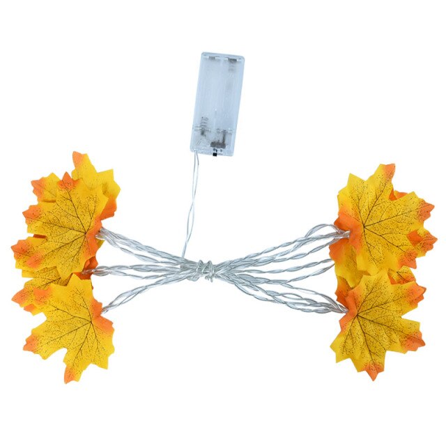 Autumn Maple Leaves Light Garland Decoration