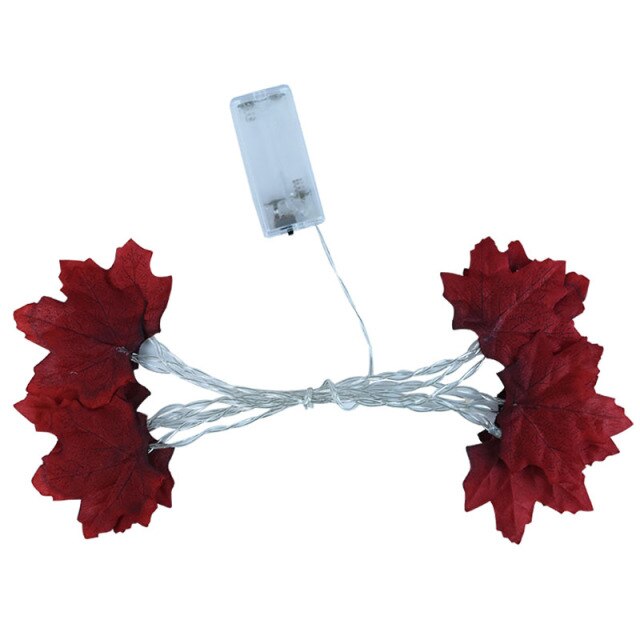 Autumn Maple Leaves Light Garland Decoration