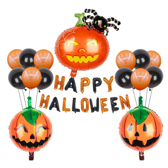 Pumpkin Ghost Aluminum Foil Balloons For Festival