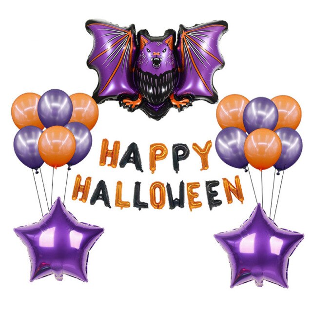Pumpkin Ghost Aluminum Foil Balloons For Festival