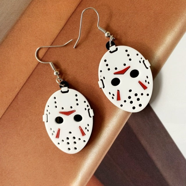 Horror Figure Earrings For Halloween