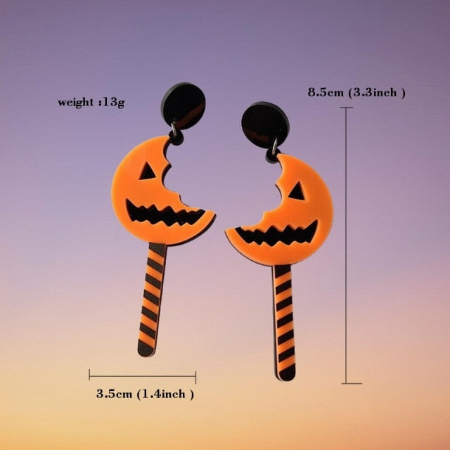 Horror Figure Earrings For Halloween