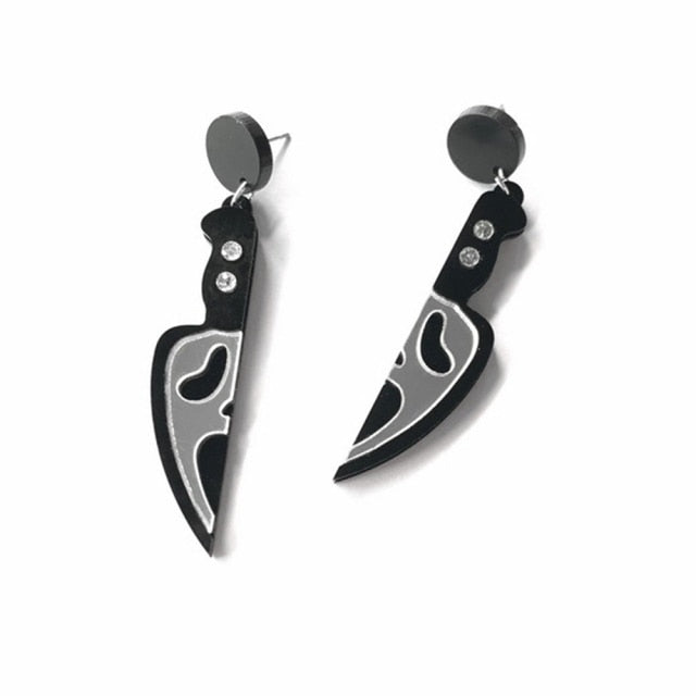 Horror Figure Earrings For Halloween