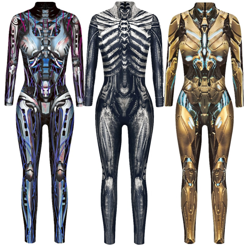 Sexy Slim Robot Costume