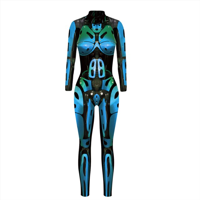 Sexy Slim Robot Costume