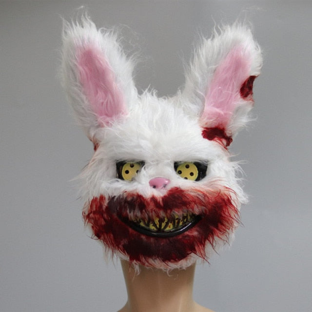 Wild Wolf Halloween Mask Bloody Bunny Killer
