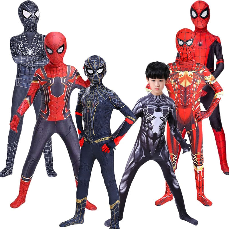 Superhero Spiderman Costume Bodysuit