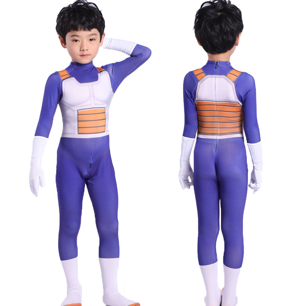 Halloween Anime Vegeta Cosplay Costume For Adult Kid