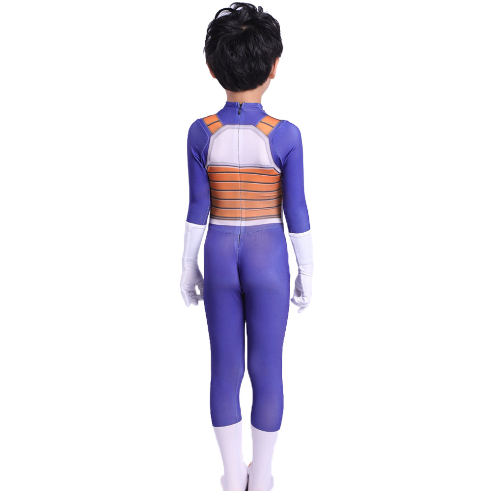 Halloween Anime Vegeta Cosplay Costume For Adult Kid