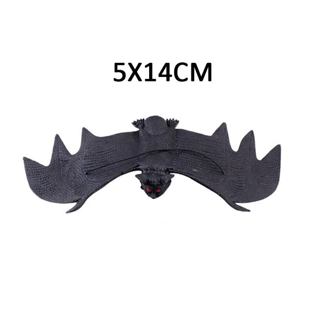 New Halloween Horrible Big Black Furry Fake Spider