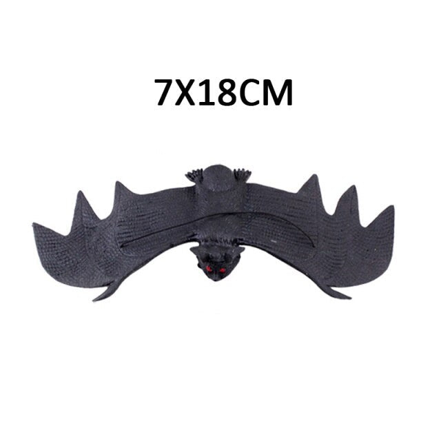 New Halloween Horrible Big Black Furry Fake Spider
