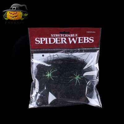 New Halloween Horrible Big Black Furry Fake Spider
