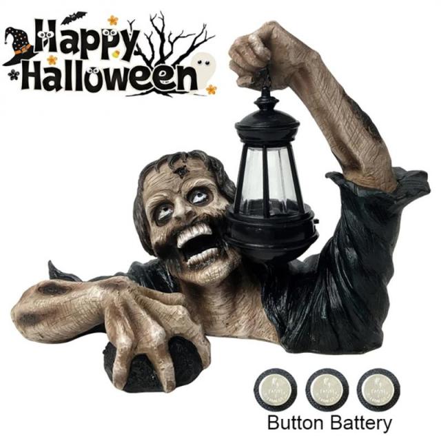 Scary Outdoor Decor Zombie Figurine For Halloween