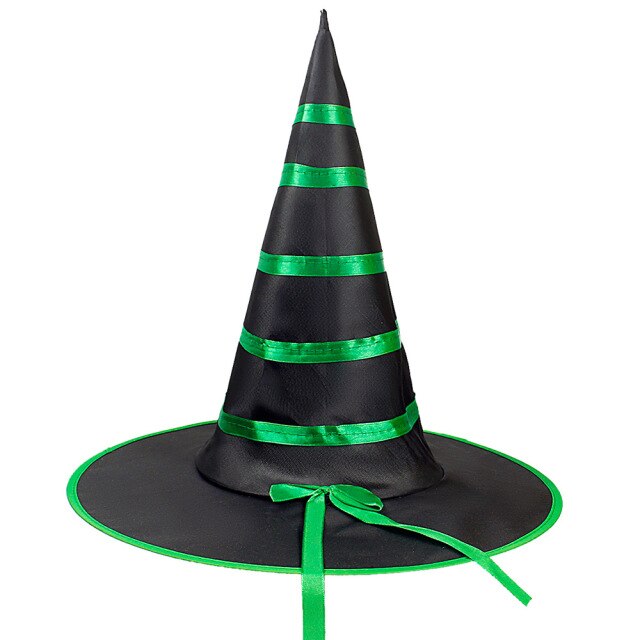 Witch Masquerade Ribbon Wizard Hat