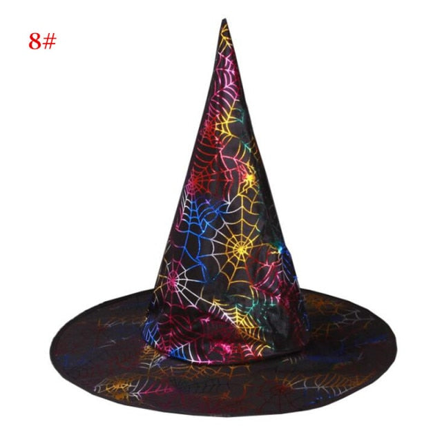 Witch Masquerade Ribbon Wizard Hat