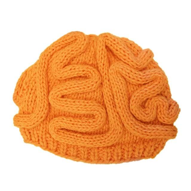 Spoof Horror Brain Hat Halloween Beanie Adult Cap