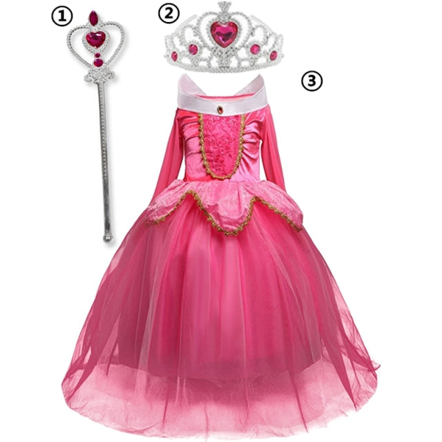 Girl Princess Cosplay Dress Drama Disguise Halloween Costumes