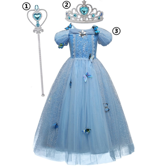Girl Princess Cosplay Dress Drama Disguise Halloween Costumes