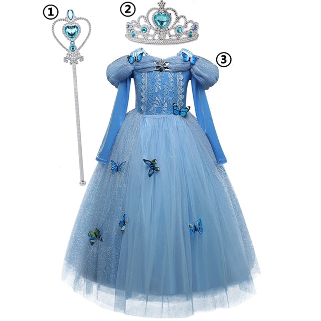 Girl Princess Cosplay Dress Drama Disguise Halloween Costumes