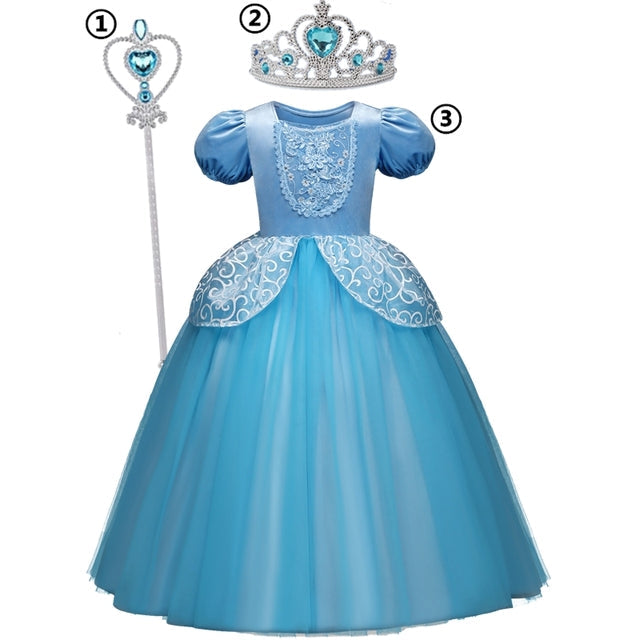 Girl Princess Cosplay Dress Drama Disguise Halloween Costumes