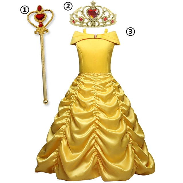 Girl Princess Cosplay Dress Drama Disguise Halloween Costumes