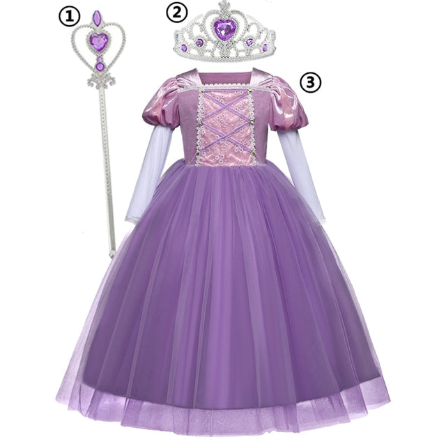 Girl Princess Cosplay Dress Drama Disguise Halloween Costumes