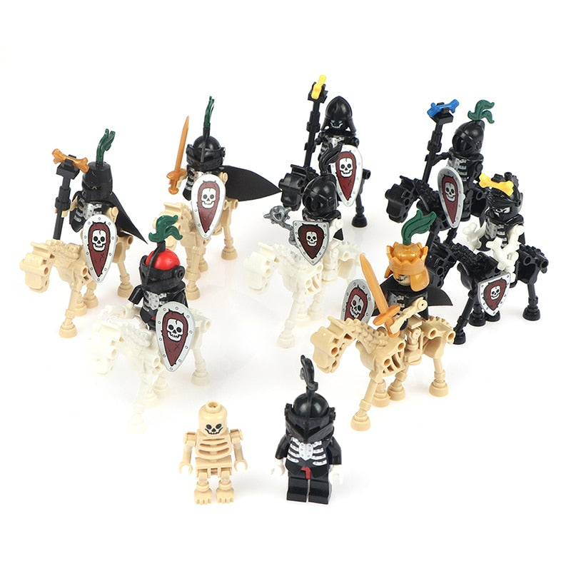 Halloween Skeleton Knight Figures