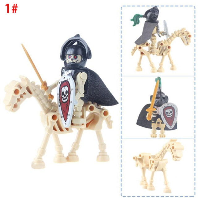 Halloween Skeleton Knight Figures