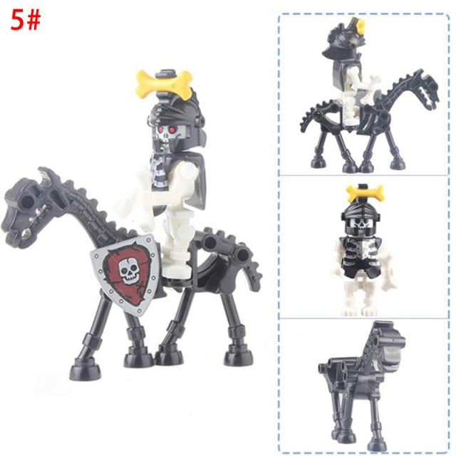 Halloween Skeleton Knight Figures