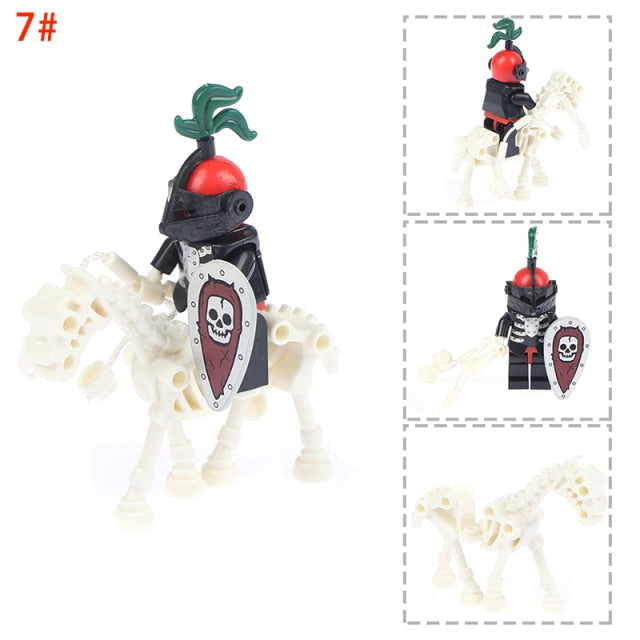 Halloween Skeleton Knight Figures