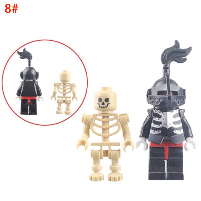 Halloween Skeleton Knight Figures