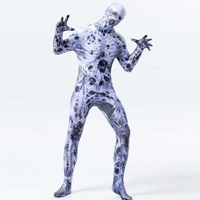 Halloween Terror Ghost Skull Cosplay Costume