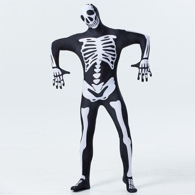 Halloween Terror Ghost Skull Cosplay Costume