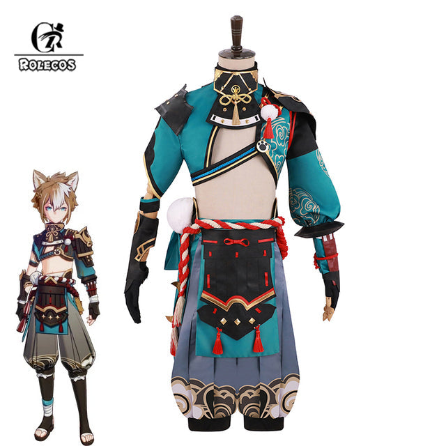 Genshin Impact Men Combat Uniform