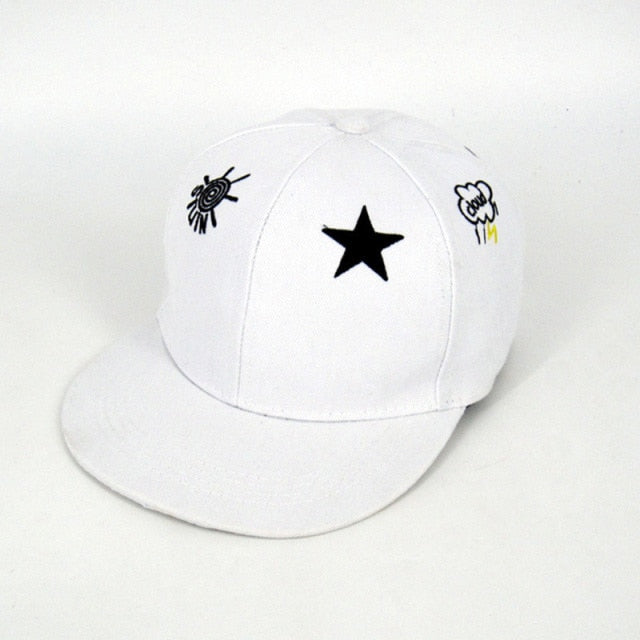 Skull Embroidery Sun Shade Baseball Cap