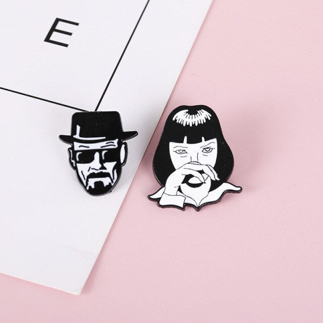 Pins Cartoon Clown Brooch Movie Avatar SAW