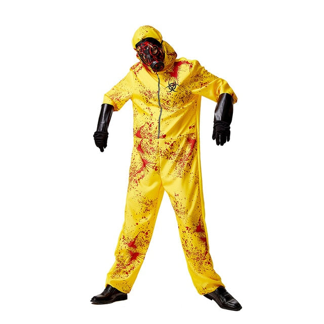 Reneecho Adult Zombie Hazmat Radiation Jumpsuit