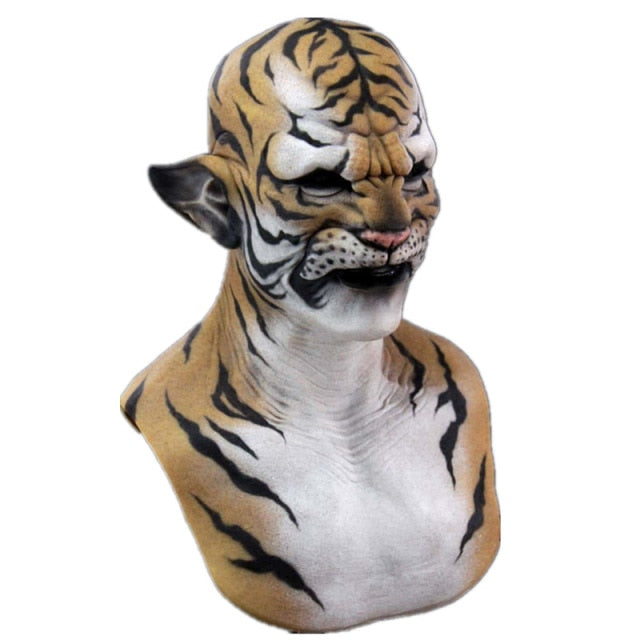 Scary Masquerade Tiger Beast Face Mask