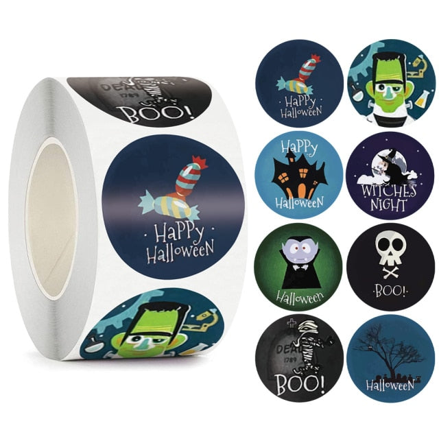 Cute Happy Halloween Stickers