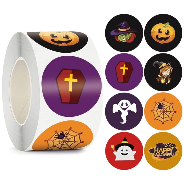 Cute Happy Halloween Stickers